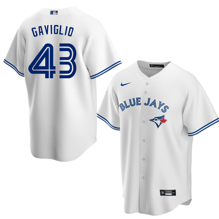 Nike Men #43 Sam Gaviglio Toronto Blue Jays Baseball Jerseys Sale-White